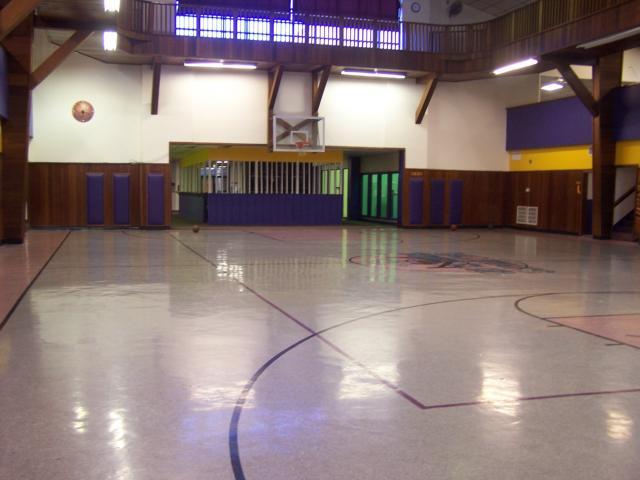 Indoor Basketball Court at Calloway's Health & Fitness