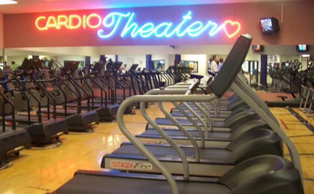 Cardio Theater at Calloway's Health & Fitness